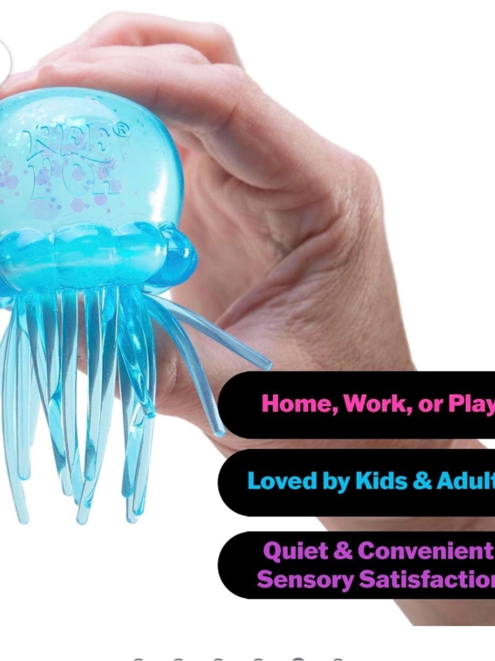 Viral Jelly Squish Super Solid Squishy- Pink - Picture 5 of 6